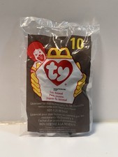 Ty Beanie Baby - ZIP the Black & White Cat 8" NEW MWMTs Plush Animal Stuffed Toy