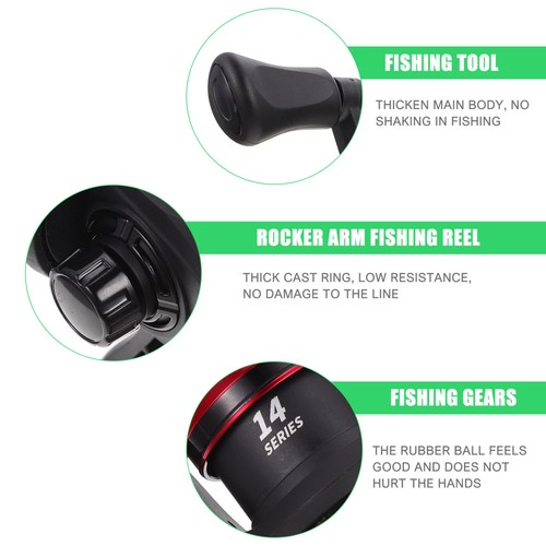 2 Count Angelsachen Angelzubehör Karpfen Fischrolle Tragbare Fischereirolle - Bild 12 von 12