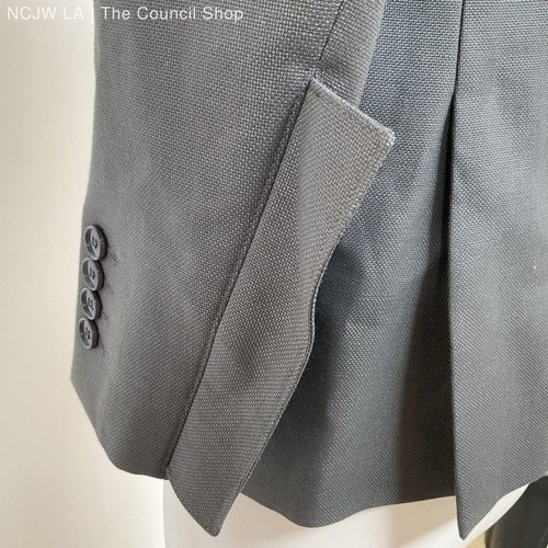 BURBERRY Men's Gray Wool Blend Pointed Lapel Blazer Jacket- SZ 48 - Picture 8 of 12