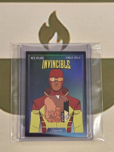 2025 Keepsake Edition Invincible Stagione 1 Rex Splode Singola Reliquia 🔥 - Foto 3 di 3