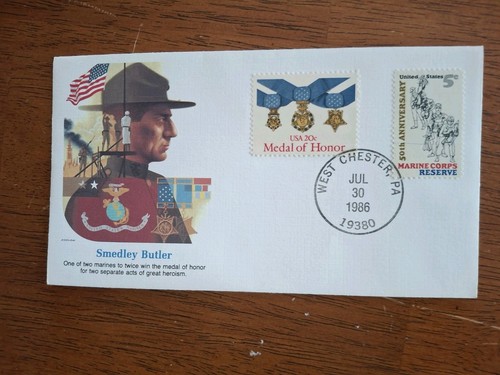 Greatest US Military Heroes Cover (45) USMC Gen Smedley Butler 2X Medal of Honor - Picture 1 of 2