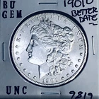 1901 O BU GEM MORGAN SILVER DOLLAR UNC MS+++ U.S. MINT RARE COIN 9819