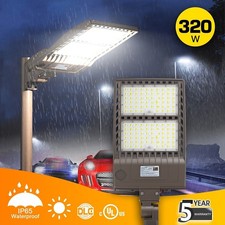 320W LED Parking Lot Light Commercial Outdoor Area Street Pole light Fixtures