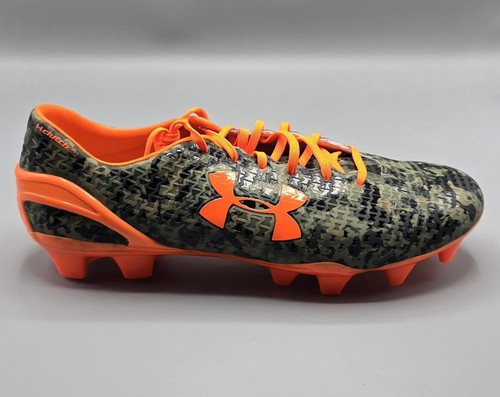Under Armour Clutchfit CF Force FG ( US Sz 11) Camo/Green/Orange 1258309-972 - Picture 3 of 11