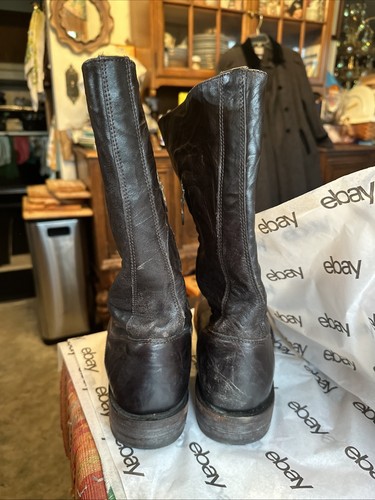 Ariat Men’s Brown Distressed Leather Men’s Boots Size 9 - Picture 7 of 17