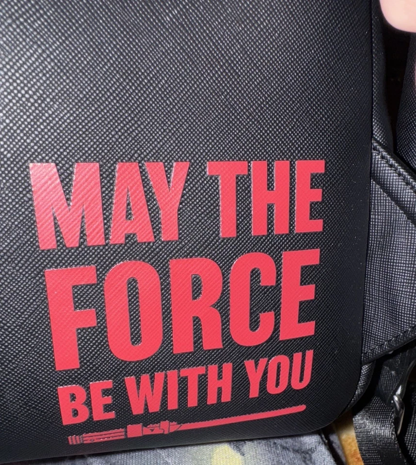 Loungefly Disney Star Wars приквел трилогии тройной карман мини рюкзак новый - Изображение 4 из 4