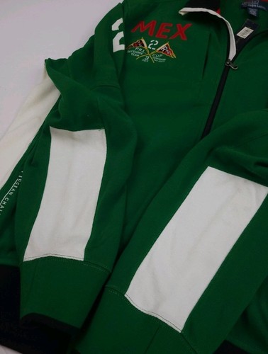 Polo Ralph Lauren Offshore Race Mexico Zip Jacke Selten Neu mit Etikett XXL RL Vintage Sport - Bild 11 von 12