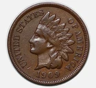 1909-S Indian Head Cent - Choice VF++ XF Key Date
