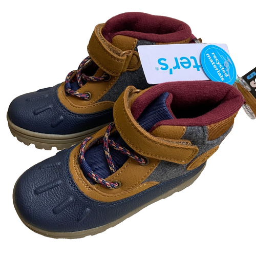 Carter's Kleinkind Freddie Stiefel US Größe 10 Euro 27 Neu mit Etikett - Bild 3 von 4