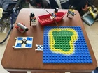 LEGO Pirates SABRE ISLAND 6265 VINTAGE 1989  Minifigures Canon Boat Base Flags
