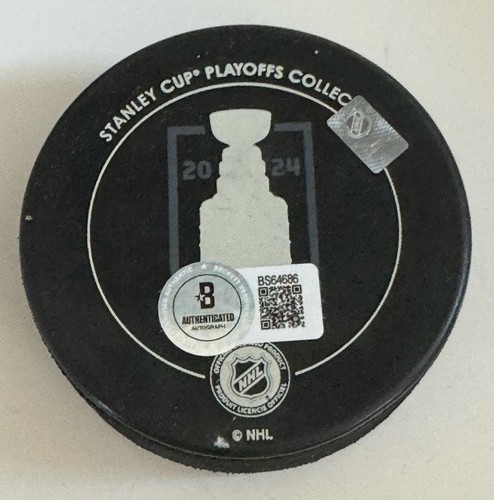 Disco de copa Stanley firmado por Paul Maurice de los Florida Panthers con inscripción certificado de autenticidad Beckett - Imagen 2 de 2