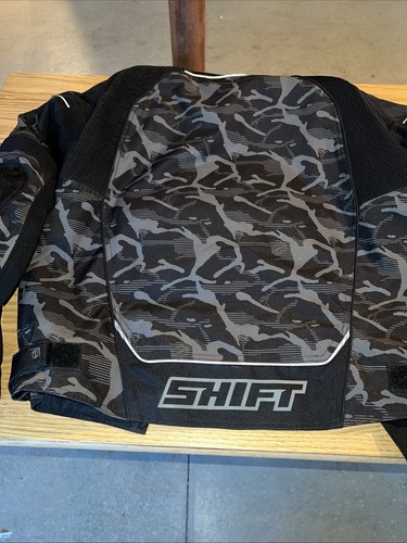 Chaqueta de motocicleta Shift Air Avenger para hombre negra acolchada forrada protectora talla L - Imagen 14 de 20