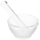 Tablet Crusher for Pills Mortar and Pestle Glass Medicine