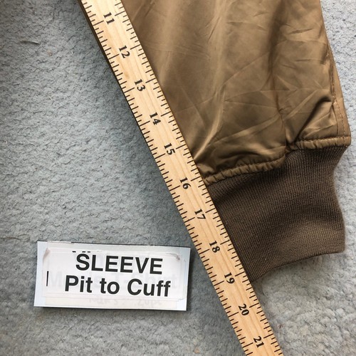Gap Bomber Lined Jacket Hoodie Womens Small S Long Sleeve Full Zip Pockets Brown - Picture 6 of 9