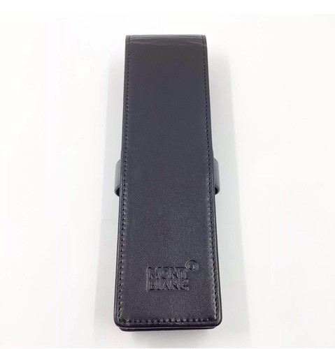 Montblanc Black Leather Pen Pouch / Case ( For 2. Pens ).., Boxed, Nr Mint - Picture 4 of 10