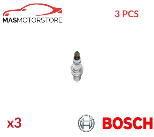 ZÜNDKERZE ZÜNDKERZEN BOSCH 0 242 129 525 3PCS A FÜR PEUGEOT 208,301,108,2008 - Picture 1 of 10