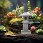 Stone Pavilion Statue Garden Landscape Decor Bonsai Decor Garden Decoration