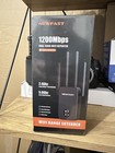 NEWFAST Dual Band WiFi Range Extender 1200Mbps 2.4GHz & 5.8GHz UK Plug Router