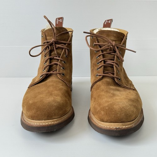 RM WILLIAMS Tobacco Brown Suede Leather Lace Up Rickaby Boot 11 G Regular Width - Picture 4 of 17