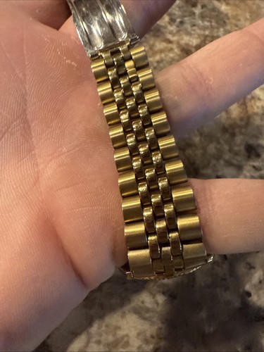 Men's Seiko 7N43 812M Day and Date Gold Tone Watch 36mm Worn/Shows Wear READ👇 - Picture 11 of 14