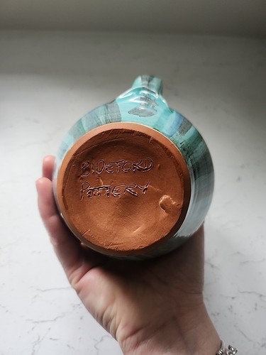 Studio Art Pottery Ceramic Blue Pot - Picture 4 of 8
