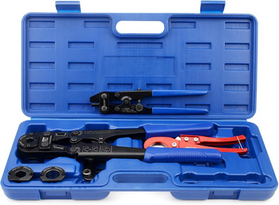 Icrimp F1807 Copper Ring Crimping Tool Kit for 3/8,1/2,3/4,1-Inch- Free Removal 
