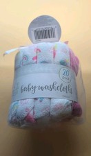 Le BEBE Favorite baby washcloths Multicolors 20 Pack Teal  Blue NEW