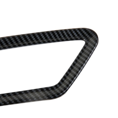 Carbon fiber style center console upper air AC vent cover trim for Toyota Prius - Picture 4 of 5