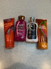 Bath and Body Works Lotions Retired Peach Bellini Oahu Coconut Sunset 2 More