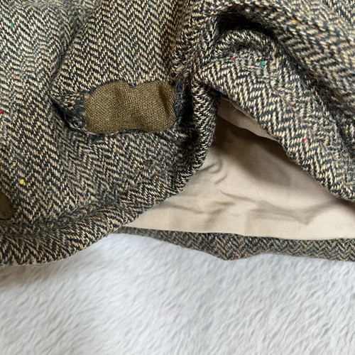 Orvis Tweed Hunting Shooting Vest Gilet Mens Medium Wool Herringbone - Picture 3 of 12