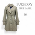 BURBERRY Trench Coat S Nova Check Liner Beige Non-Functioning