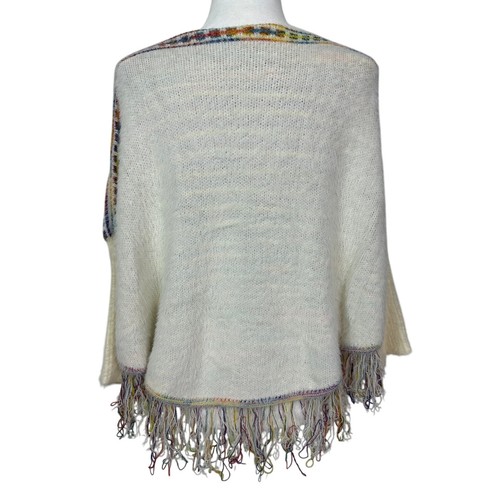 Suéter Top Bel Cappelli Premium Para Mujer Multicolor Southwest 100% Cachemira O/S - Imagen 2 de 6