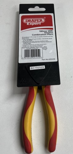 Draper Expert VDE isolierte Kombizange 180 mm 49145 - Bild 3 von 3