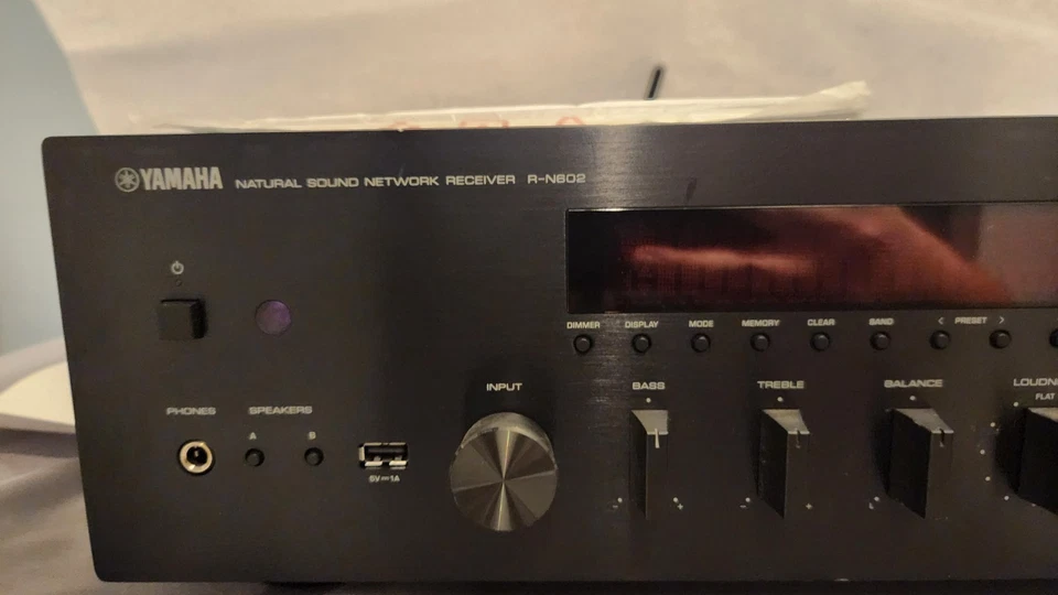 Yamaha R-N602 Stereo Natural Sound Network Hi-Fi Receiver w/ MusicCast - Black - Image 4 of 4