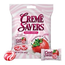 CRÈME SAVERS STRAWBERRY &CREAM TASTE JUST LIKE THE CAMPINO!!
