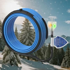 MAXKOSKO Dual Lights Pipe Heating Tape, Easy Installation