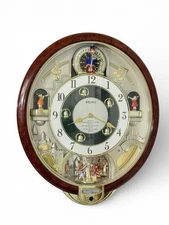 Seiko Melodies In Motion Musical Wall Clock Beatles Songs QXM109ZRH