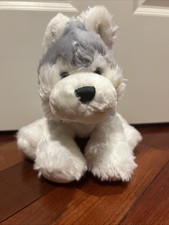 Webkinz Husky Puppy Dog 8" GANZ Plush Stuffed Animal Toy HM120 NO CODE