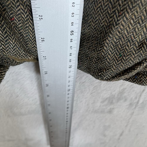Orvis Tweed Hunting Shooting Vest Gilet Mens Medium Wool Herringbone - Picture 10 of 12