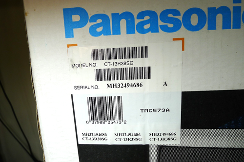 Panasonic CT-13R38SG 13” Retro Gaming CRT TV - BRAND NEW & FACTORY SEALED! - Picture 5 of 7
