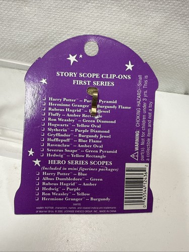 Vintage Harry Potter Story Scope Clip On 2000 First Series Hedwig New OS - Picture 4 of 4