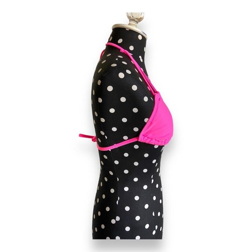 Top bikini donna No Boundaries taglia S 3 5 rosa caldo perizoma removibile junior - Foto 2 di 5