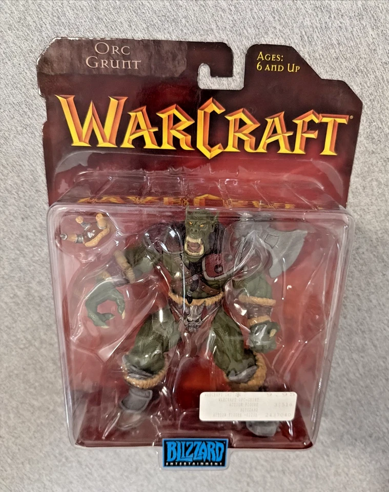 Figura de acción WARCRAFT Orc Grunt sellada de colección juguete de ventisca coleccionable Foto 3 de 4