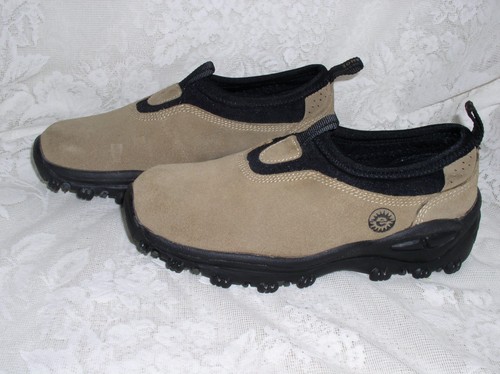 Neu Earth Damenschuhe Größe 9 Herrengröße 8 hellbraun Freizeitschuh Slipper