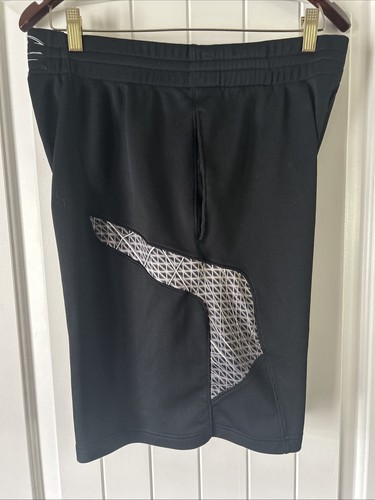 UNDER ARMOUR Performance Fußballbekleidung Herren Poly Multi-Logo 2 Taschen Shorts L - Bild 6 von 7