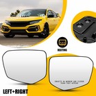 Mirror 2016-21 Glass For Civic Honda Honda 19-22 Insight Left Side Right Heated