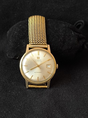 Alte Armbanduhr Tissot Visodate Automatic 14 Karat 585 Gold Schweiz 40er Jahre - Bild 6 von 24