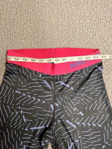 Nike Pro Athletic Leggings Blue And Pink Little Girls Size Medium - Picture 4 of 10