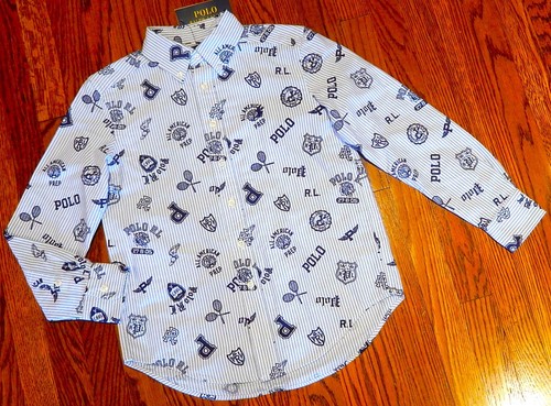 POLO RALPH LAUREN AUTHENTIC BOYS BRAND NEW ORIGINAL SHIRT Size L (14-16), NWT - Picture 4 of 6
