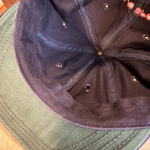 Cappello vintage Polo Sport Bear strapback papà berretto blu navy made in USA anni 90 - Foto 10 di 14